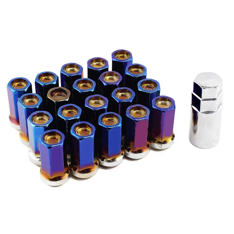 Custom Bulk Bulge Acorn  M12X1.5 Car Wheel Lug Nuts
