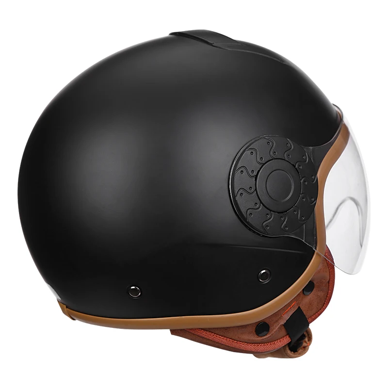 RNG/750 High Quality Classic Retro German Motorrad Helm Cool Half Face Casque For Men Electric Bike Vintage Helmet
