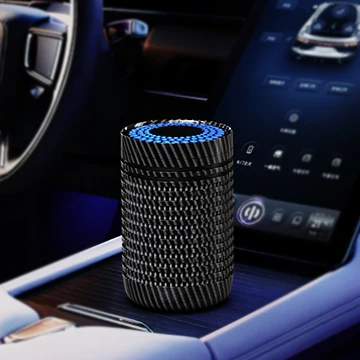 Amazon hot sell aroma diffuser uv light air cleaner mini portable USB HEPA Filter personal Car air purifier