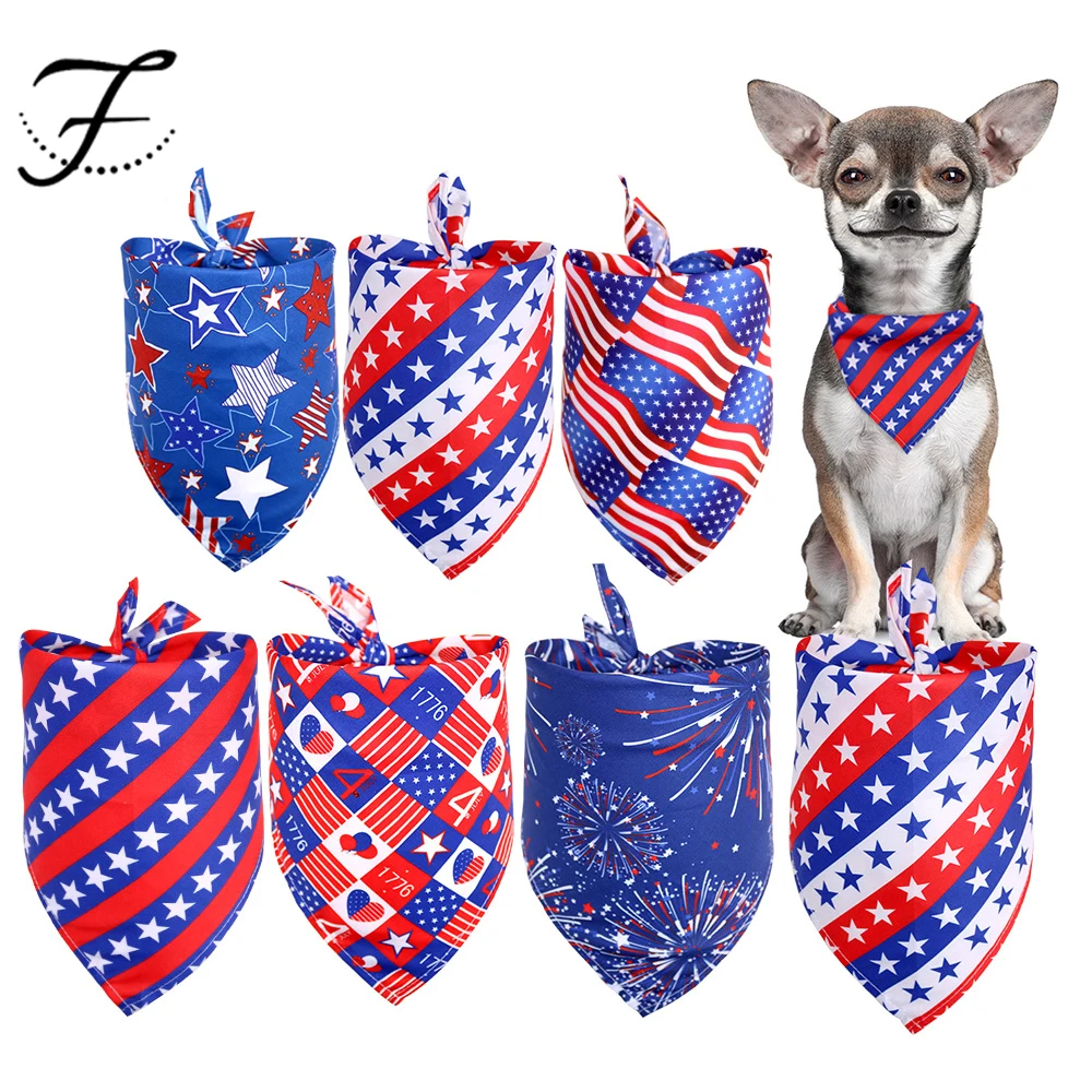 Fiona 2022 new Dog Bandanas Pet Bandana Pet Triangle Bibs Scarf for Small Medium domestic Dog Pet dog collar bandana