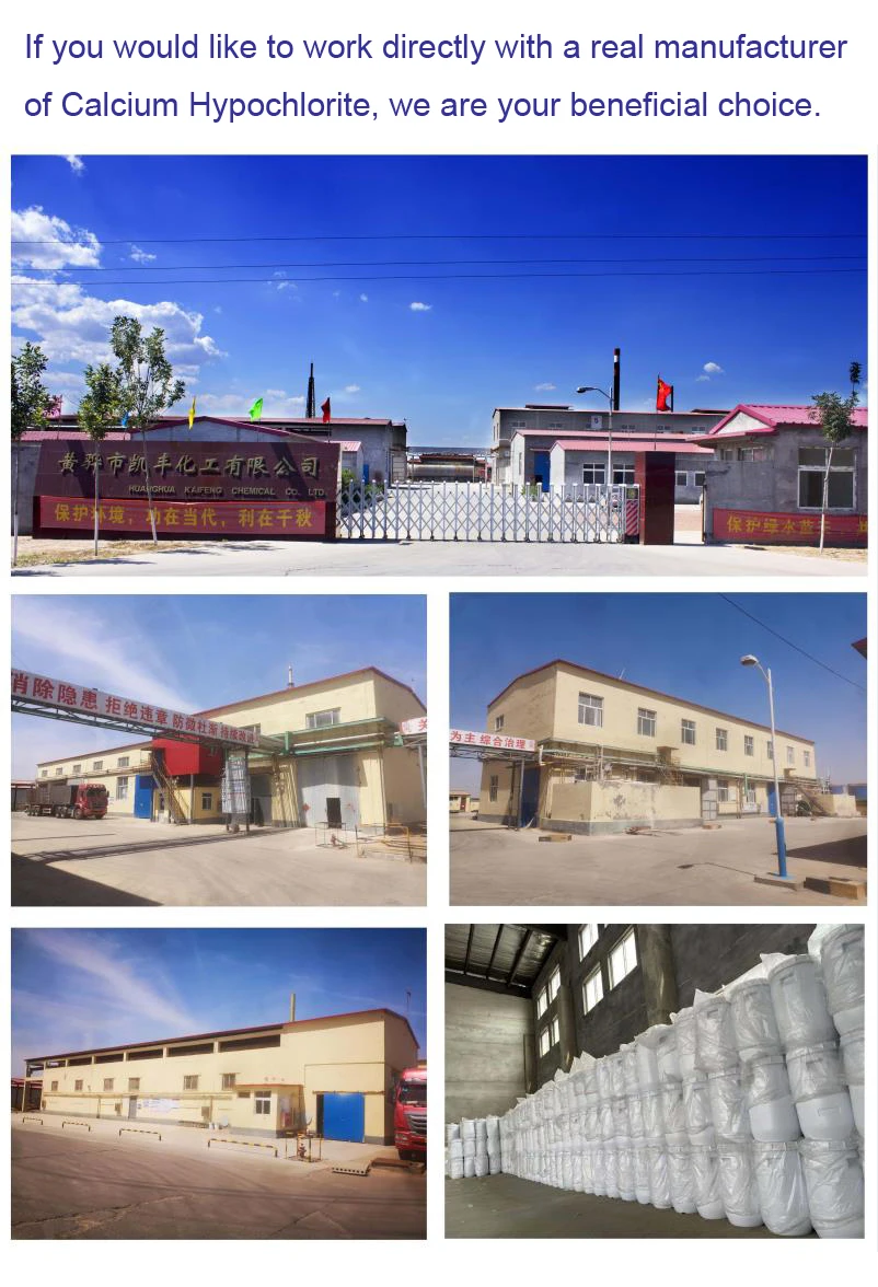 30+ years manufacturer 65%  granular Calcium Hypochlorite