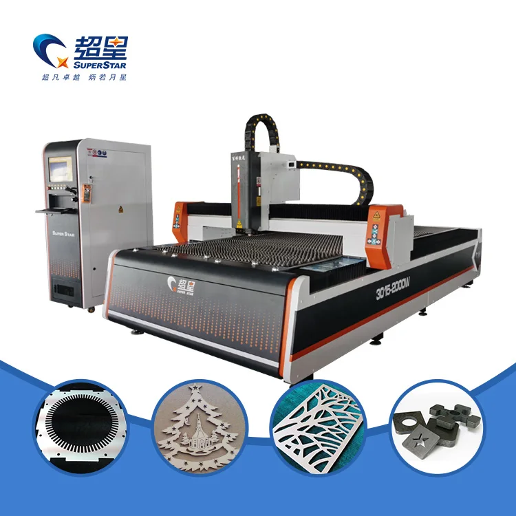 High power fiber cutter metal parts etch stainless steel laser cutting fiber laser