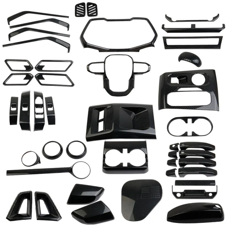 car accessories decorative Carbon fiber cover for 2023 2024 pickup chevrolet chevy colorado decoration accessories