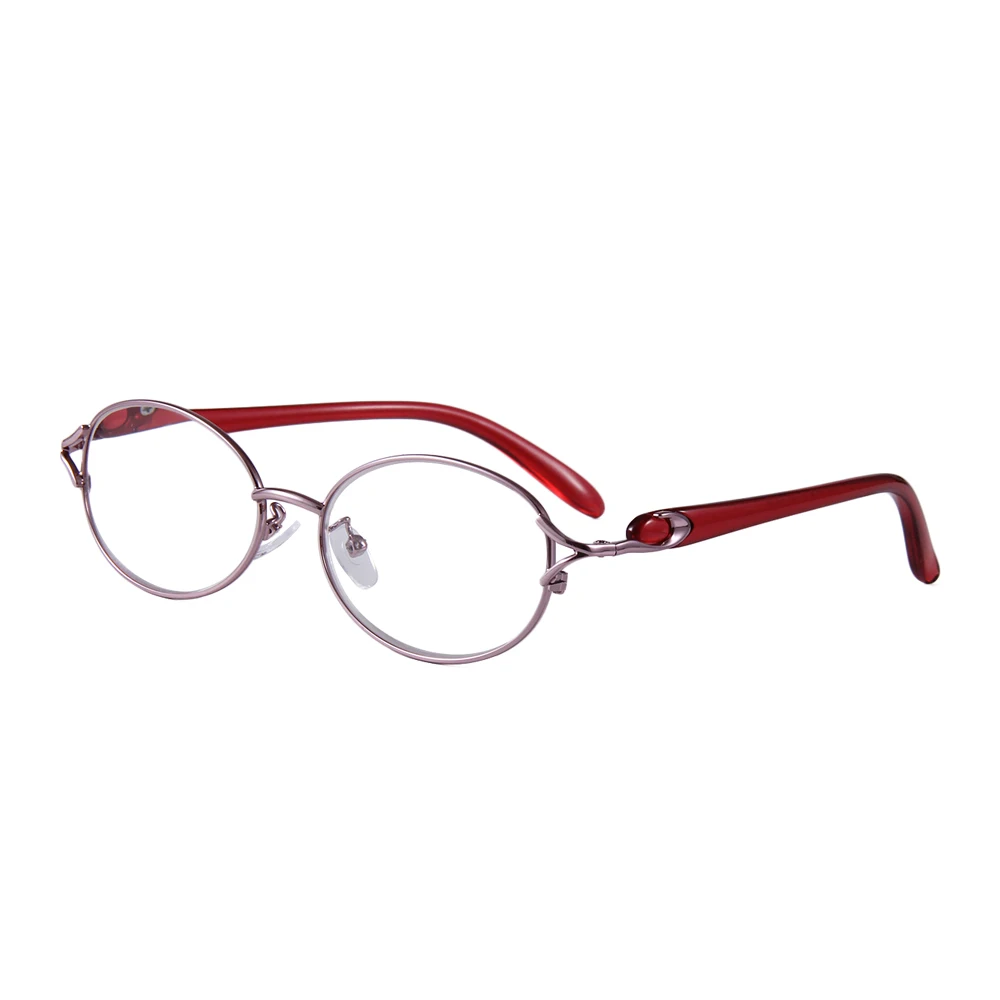 cheap adjustable anti blue light women folding metal reading glasses men glass 2021
