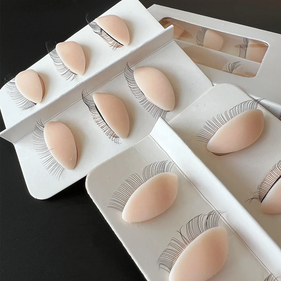 Removable Eyelids lash mannequin head with 3 lash layers eyelash mannequin head for lash extensions