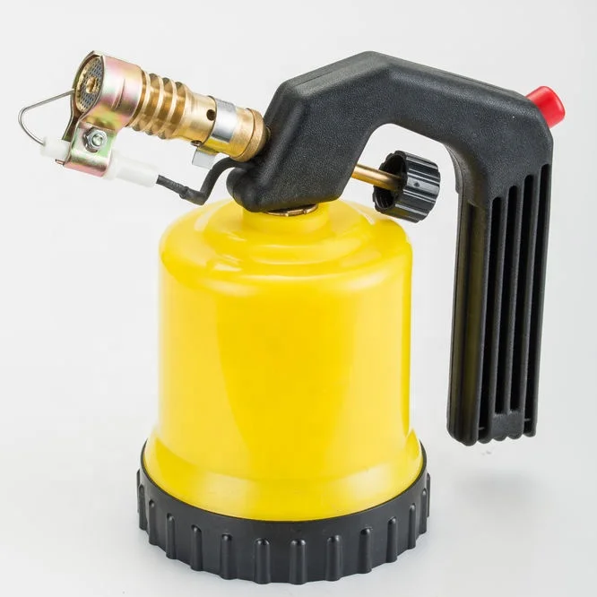 Hot selling high quality portable mini gas torch  lighter blowing butane gas torch flame gun for field cooking gas blow torch