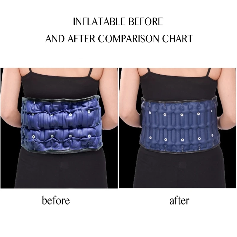 Lumbar Traction Belt Inflatable Air Traction Orthopedic Belt Adjustable Back Prevent Cure Waist Vertebra Disease