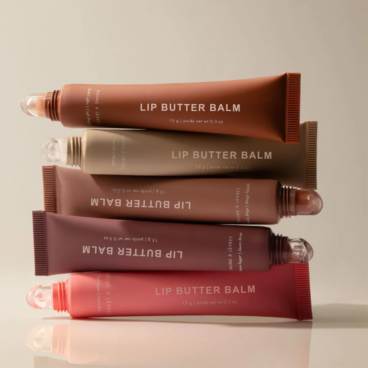 OEM Private Label Vegan Organic Lipstick with Butter Peptide Lip Gloss Customizable Vegan Lip Balm