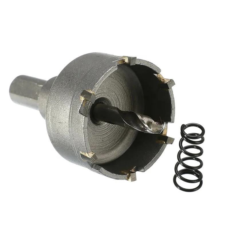 
6Pcs HSS Hole Saw Set Carbide Tip TCT Core Drill Bit Hole Saw Power Tool Accessories For Alloy Stainless Steel Cutter 