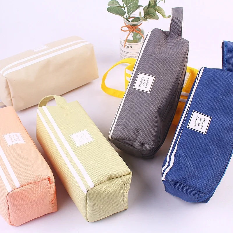 Small Pencil Case Student Pencil Pouch Coin Pouch Cosmetic Bag Office Stationery Organizer For Teen School