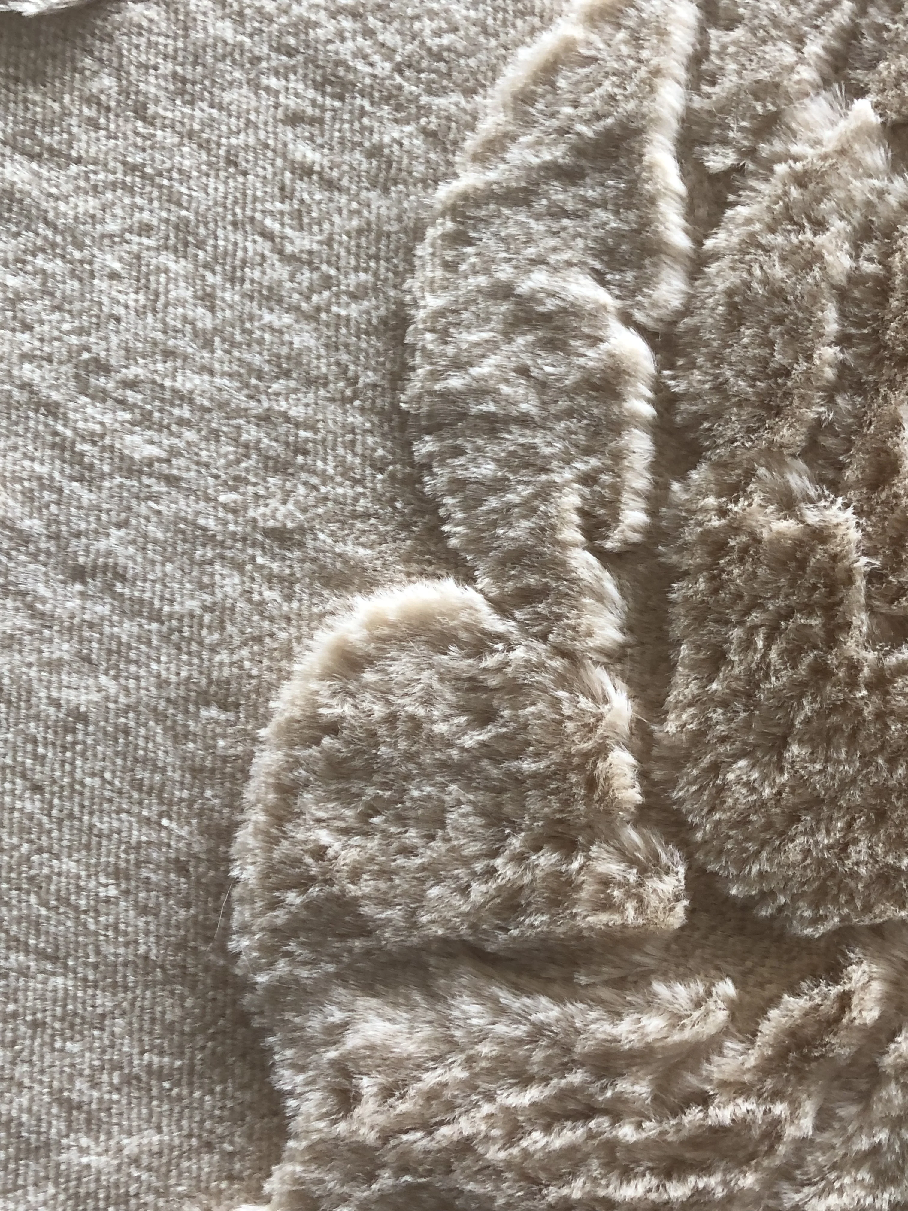 New Design Nature Factory Cheap Price Faux Rabbit Fur Customizable Carpet Living Room