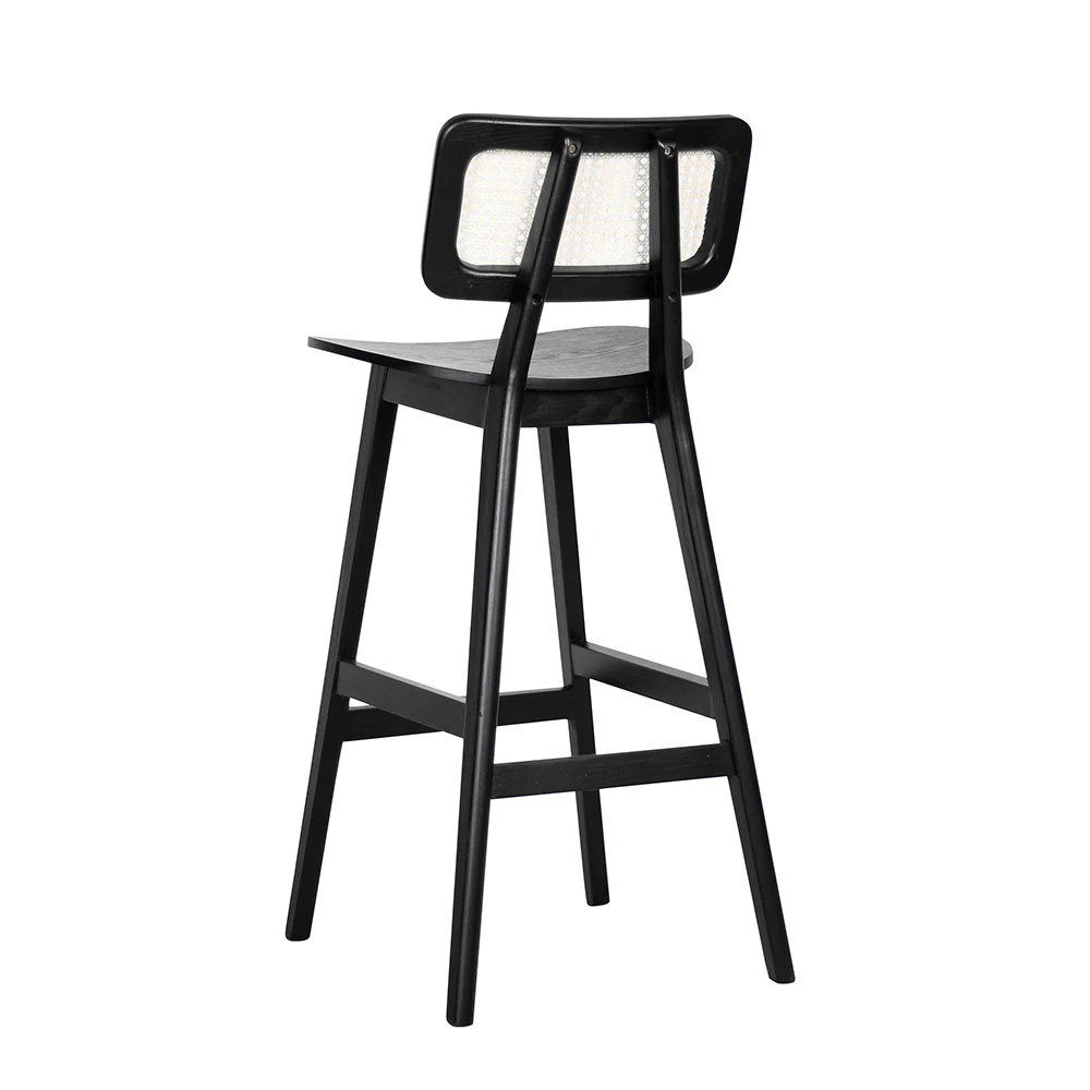 Italian Modern Designer Chair Wabi Sabi Wooden Dining Chairs Solid Wood Rattan Bar Chair