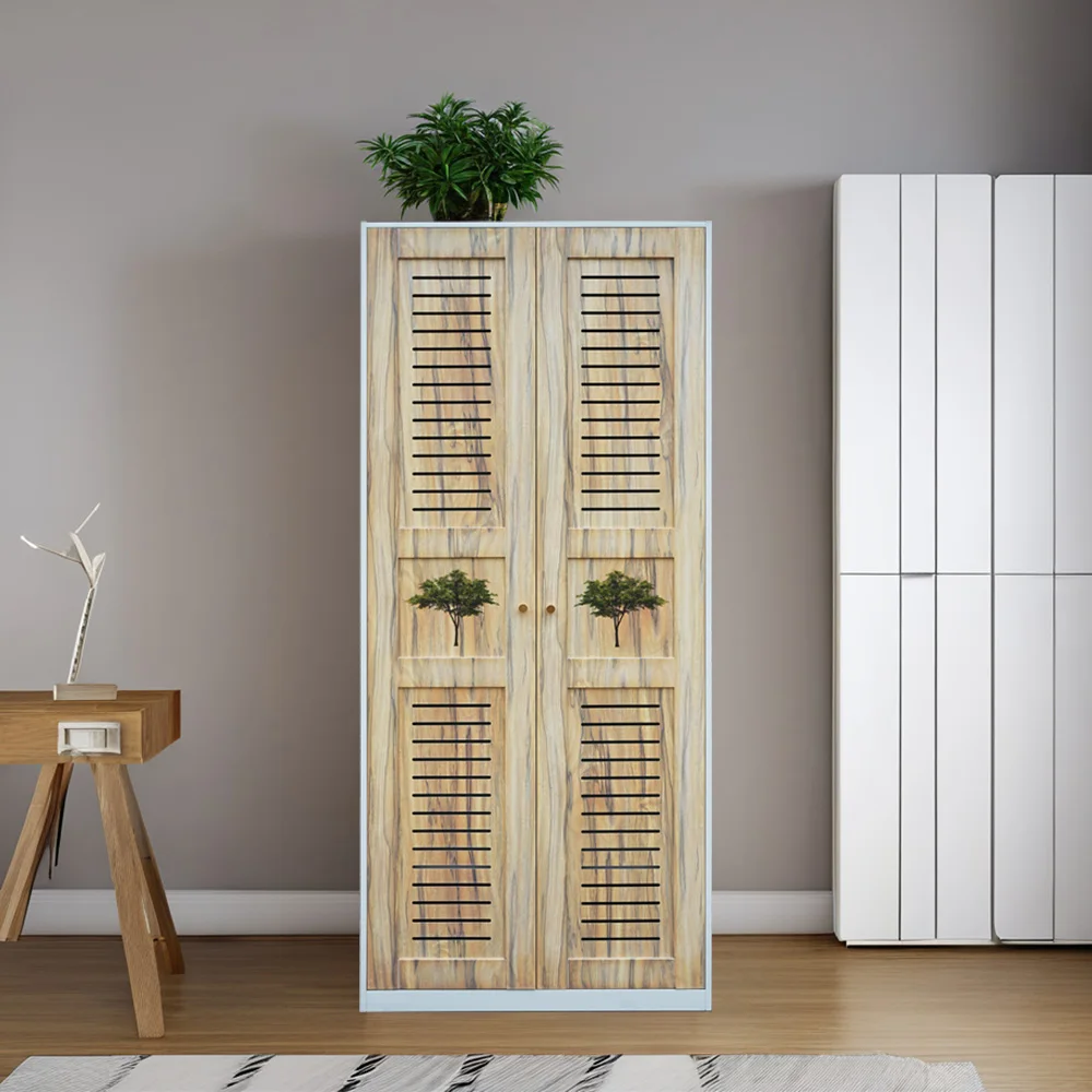 Modern Home 4-Door Metal Imprint Cabinet Bedroom Furniture Steel Almirah Lemari Pakaian Besi Bathroom Laundry Gym Workshop