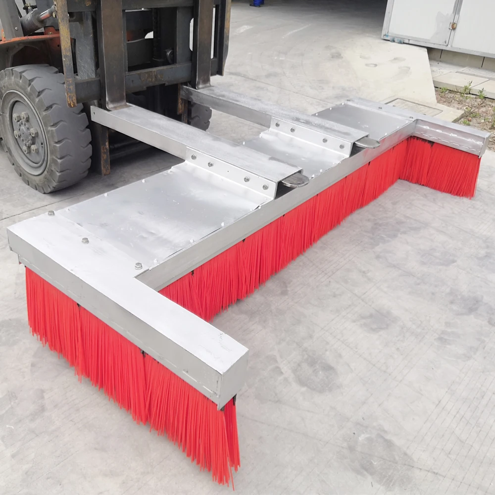 Truck forklift yard  broom