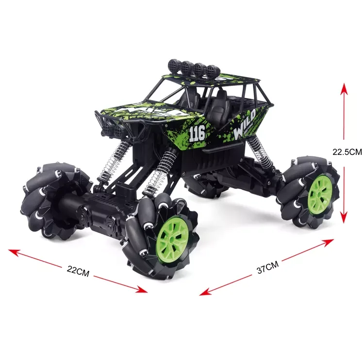 Jinming Remote Control Drift Stunt Car 4WD Radio Control Toys 2.4G 1/10 Scale RC Car For Kids