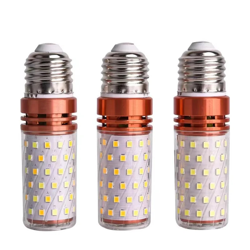 Супер яркие 220V Tricolo E14/E27 энергосберегающие светодиодные лампы для бытовых люстр сменные 2024