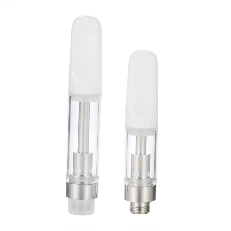 
High Quality Ceramic Coil 510 Disposable CBD Cartridge 0.5ml 1ml Empty Tank Full Ceramic Cart 