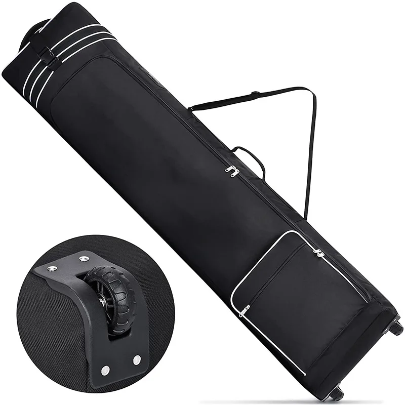 ODM OEM Padded ski boot equipment bags travel sport bags back pack Rolling snowboard travel bag with wheels for Air travel
