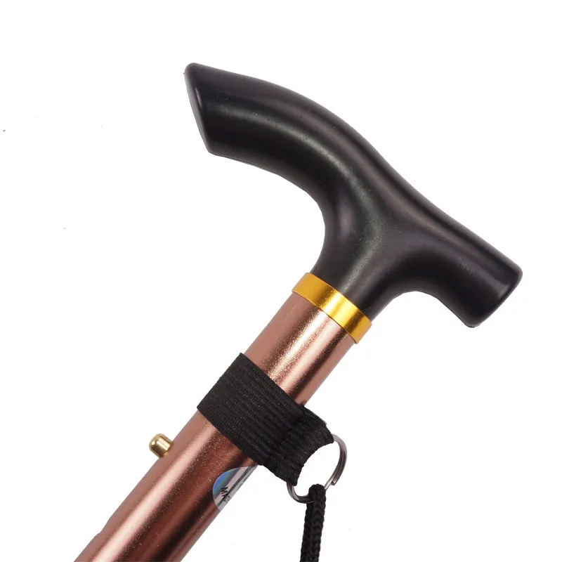 Ultra-Light Aluminum Alloy Telescopic Folding Trekking Mountain Climbing Walking Stick Cane