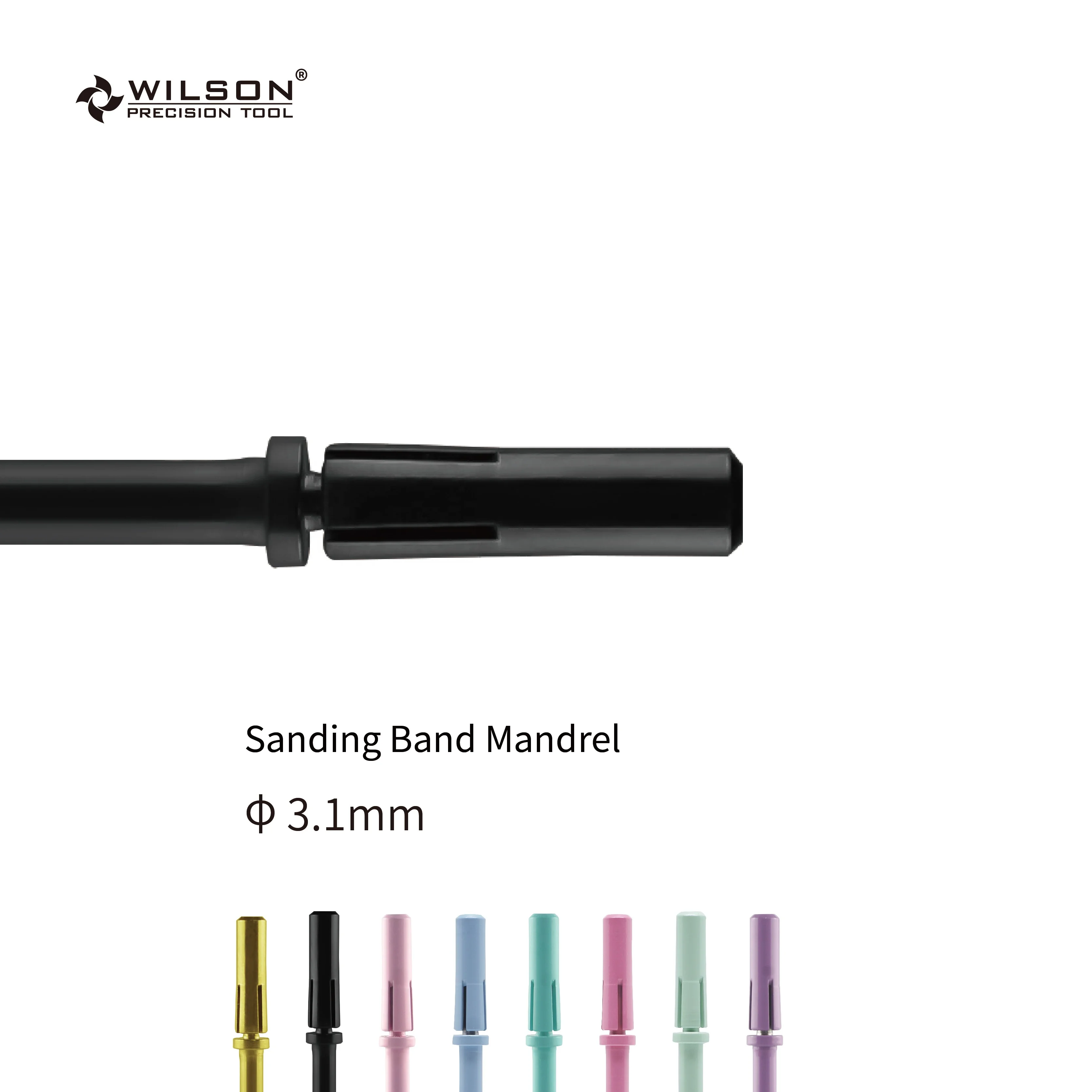 3.1mm Sanding Band Mandrel Mini and Portable Stainless Steel Bits Well Sun Inventive Nail Polish Tool Nail Bit
