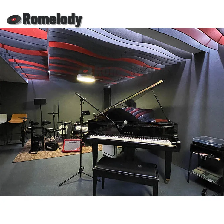 Factory Suspended Visually Appealing Excellent Acoustic Performance Acoustic Ceiling Clouds Mounted On Ceilings