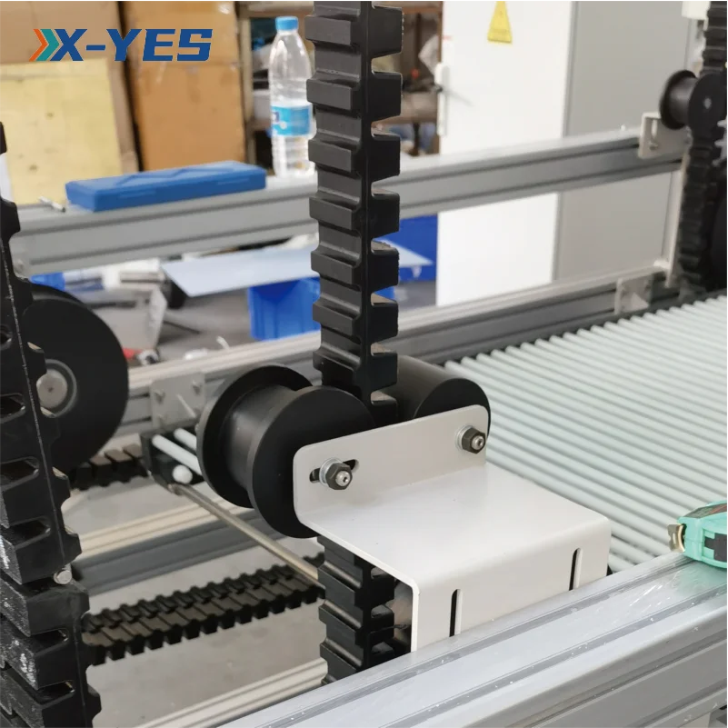 Professional Vertical Reciprocating Lift Conveyor Z Type Rubber Block Conveyor Pallet Vertical Conveyor