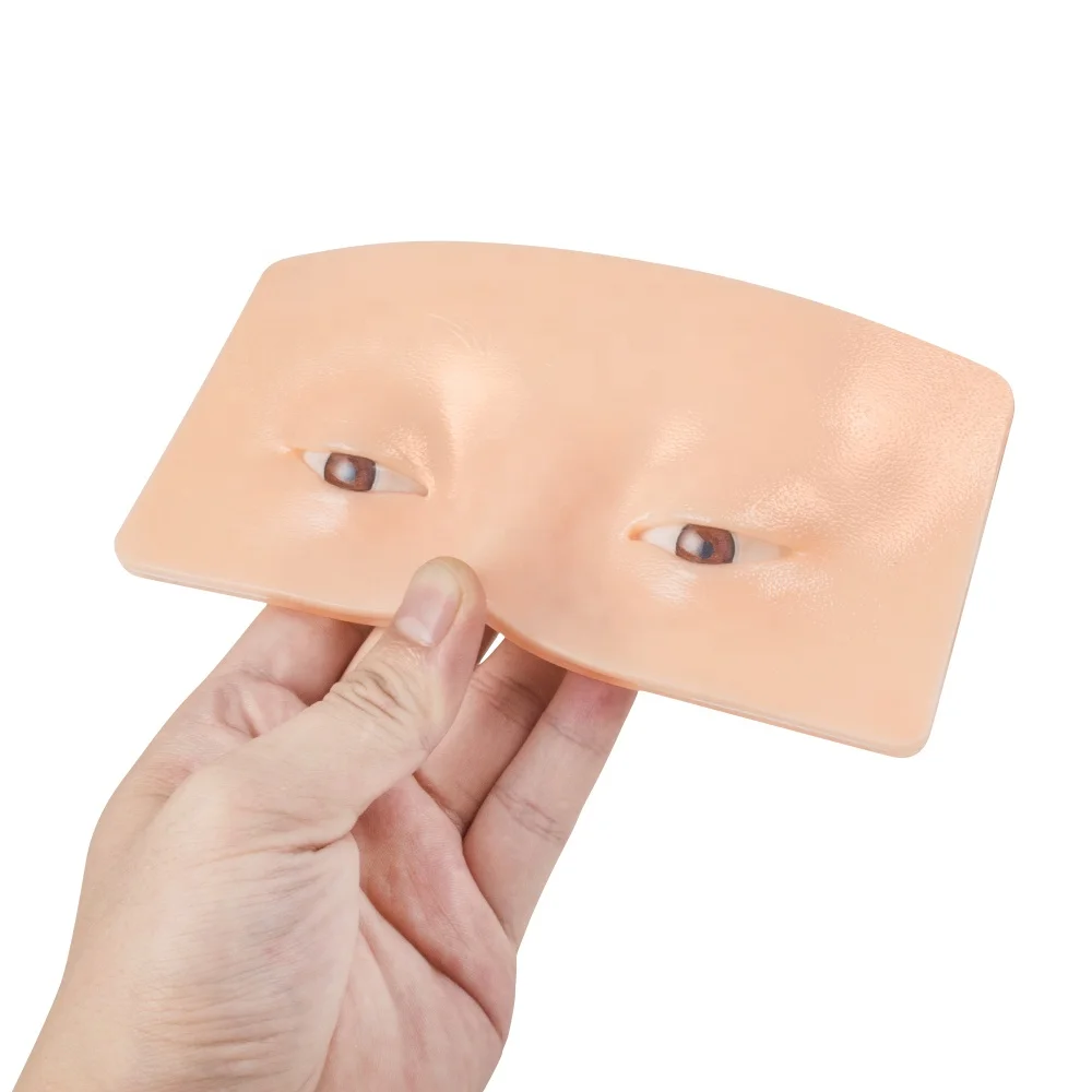 Premium 5D Eyebrow eyes Tattoo Practice Skin Eye Makeup practise Skin Silicone Practice Pad for Makeup Beauty Academy  beauty