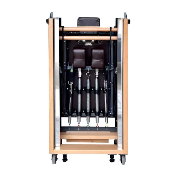 Maple oak Wood yoga training exercise foldable pilates reformer machine