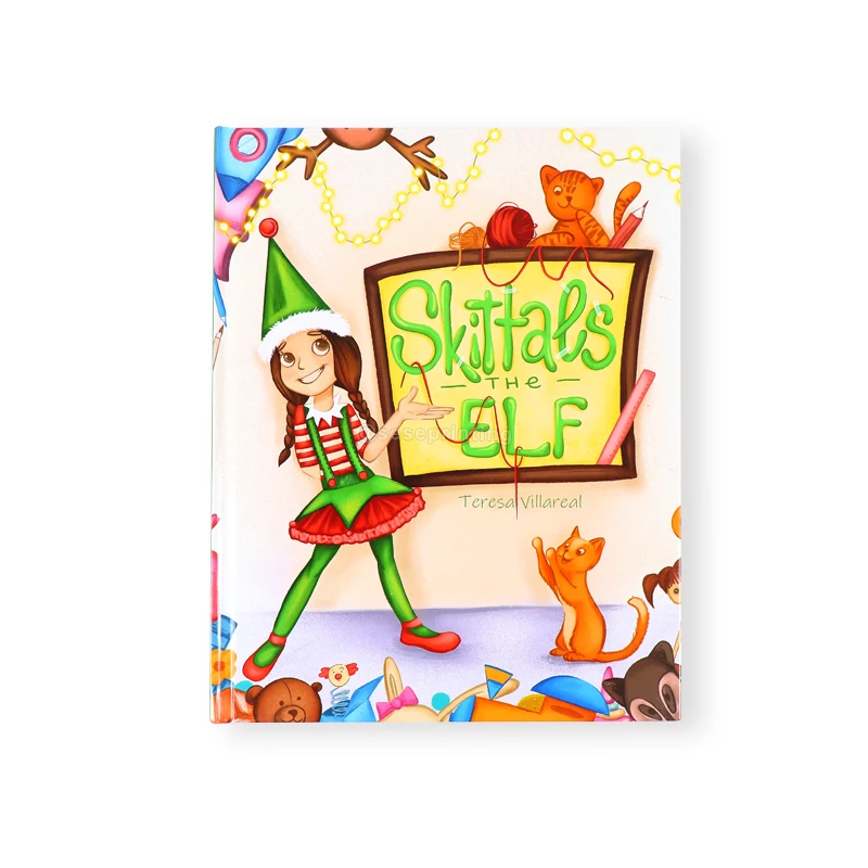 Детская книжка с картинками в твердом