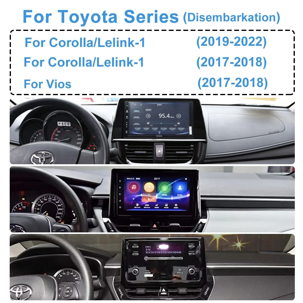 JYT 9-дюймовый 8-ядерный процессор 2 + 32/4 64/6 128 ГБ 4G BT 5 0 DSP FM AM RDS радио Carplay андроид авто стерео 1 Din Автомобильное видео для Toyota