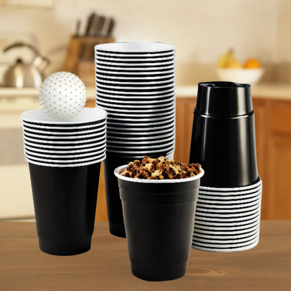 Kailiou PP material Game plastic beer pong cup party Disposable custom plastic beer cups