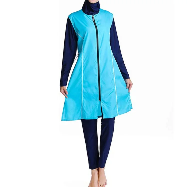 Ladies Beachwear Swimming Burkini Swim Suit Women Modest Muslim Plus Size Swimsuit Full Coverage Swimwear Islamic Burkini