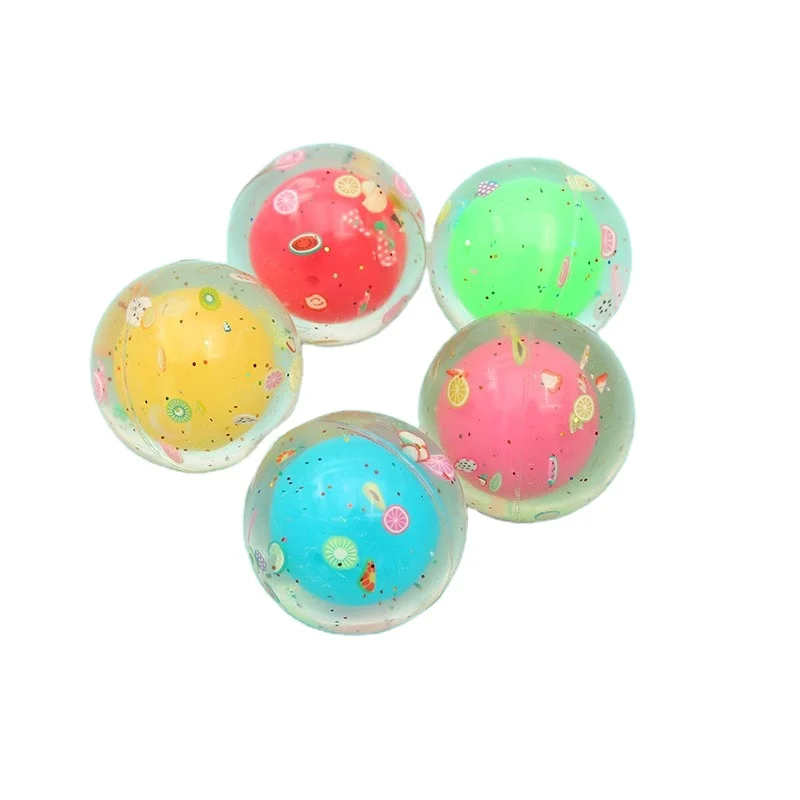 Wholesale Custom Light Up Bouncy Balls Toy Vending Machine High Bouncy Elastic Ball Rubber Light Up Customized Led Bouncing Ball