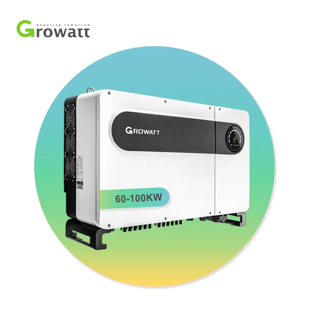 Инвертор для солнечной энергии growatt 60 кВт 70 80 90 100 110 3 фазы 380