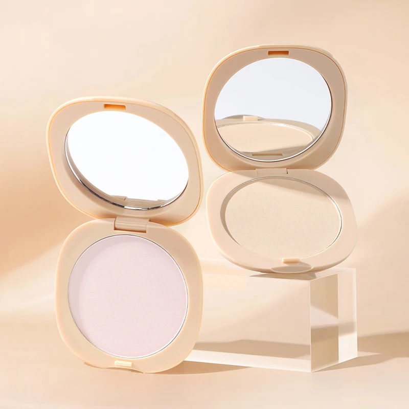 Custom Face Makeup Private Label Press Setting Powder Vegan Matte Foundation Powder Waterproof Smooth Compact Powder