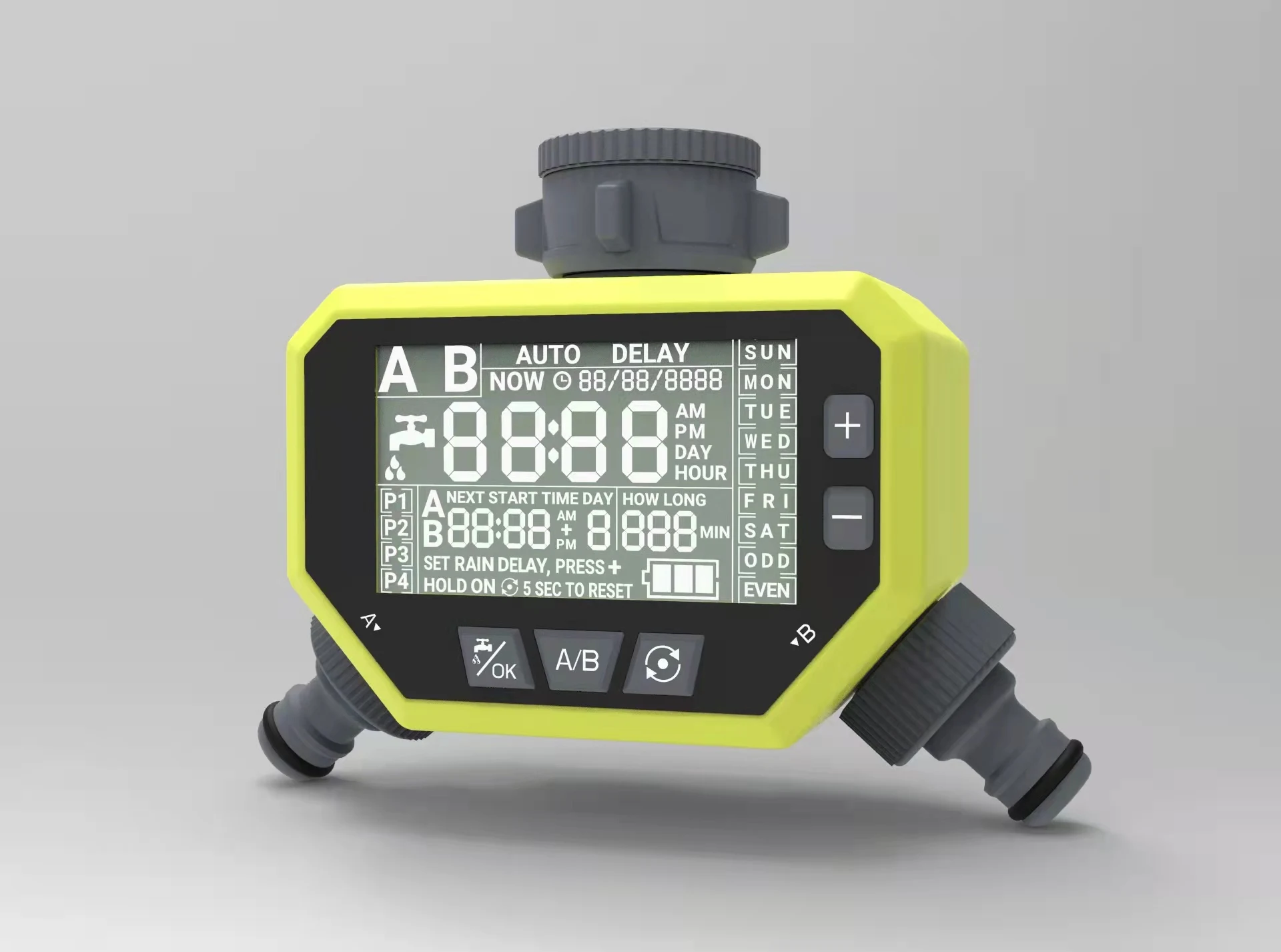 water timer 2 outlet Automatic Irrigation Garden Watering Water Electronic Digital Sprinkler Timer 2 zone weekly  water timer