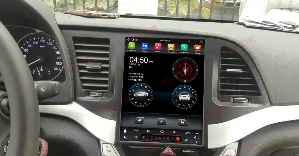 KLYDE KD-97032 android 9.0 6core car audio with  vertical touch screen car multimedia DSP player for Elantra  2016 2017 2018