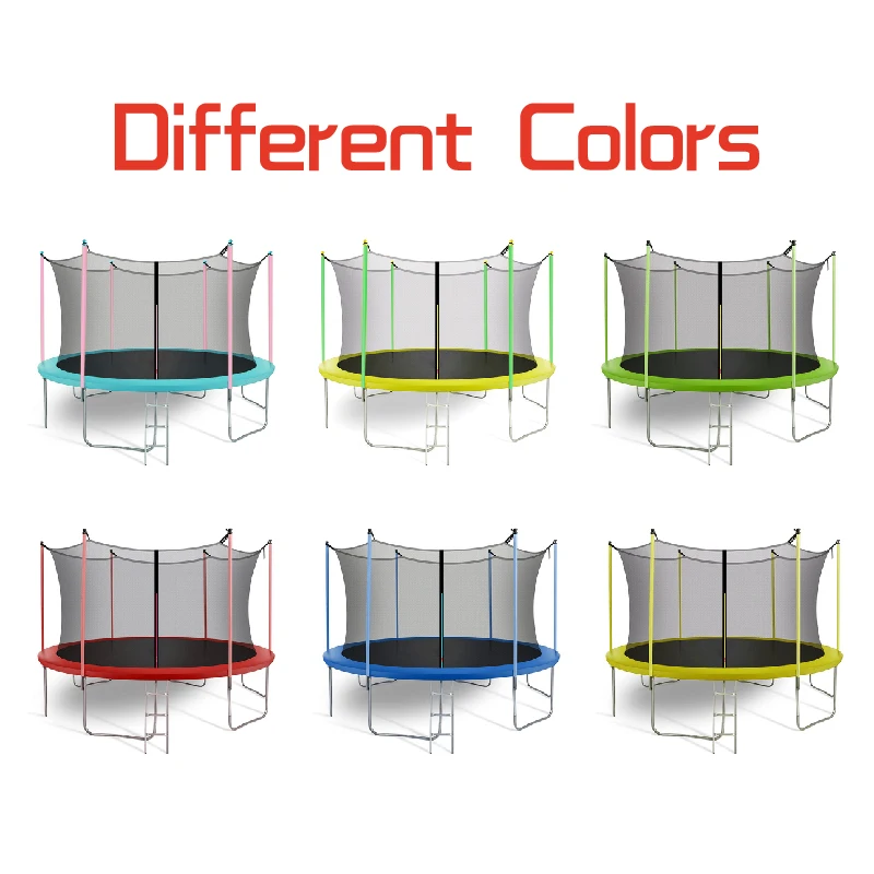 Professional Household Adult Children Elastic Outdoor 12ft 13ft 14ft 15ft Round Big Bounce Jumping Bed garden Trampoline