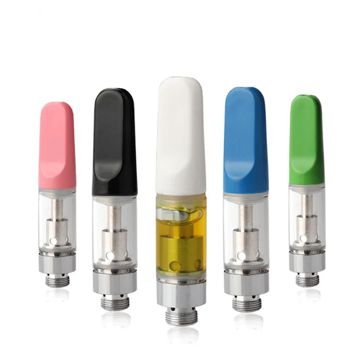 Горячая Распродажа CBD Cart 510 керамическая катушка без утечки пустой 1 мл бак толстый масляный картридж