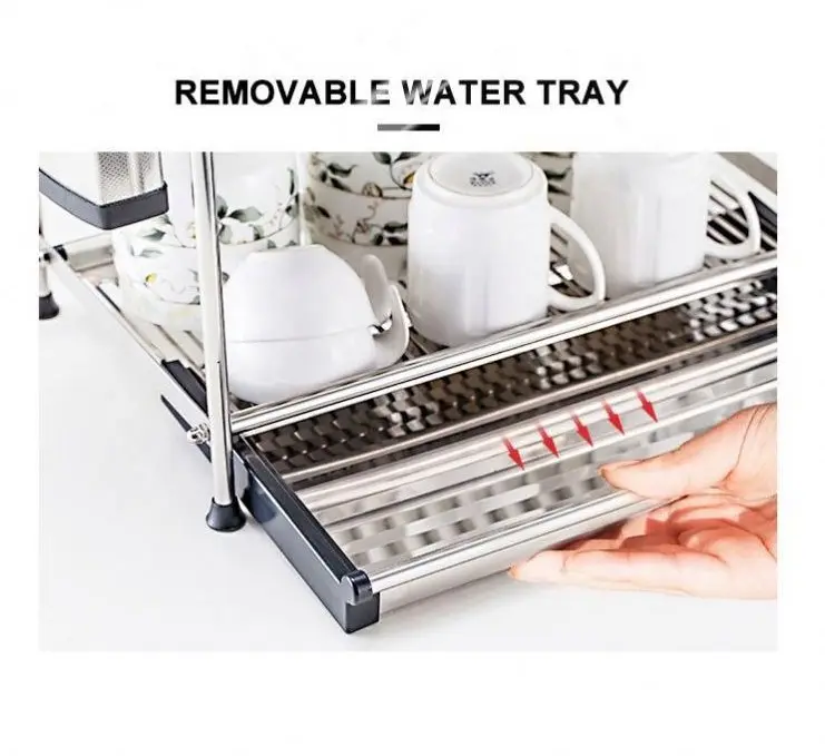 NICE&NEAT Tableware Holder Stainless Steel Dish Rack Best Quality Kitchen Plate Storage Dish Rack