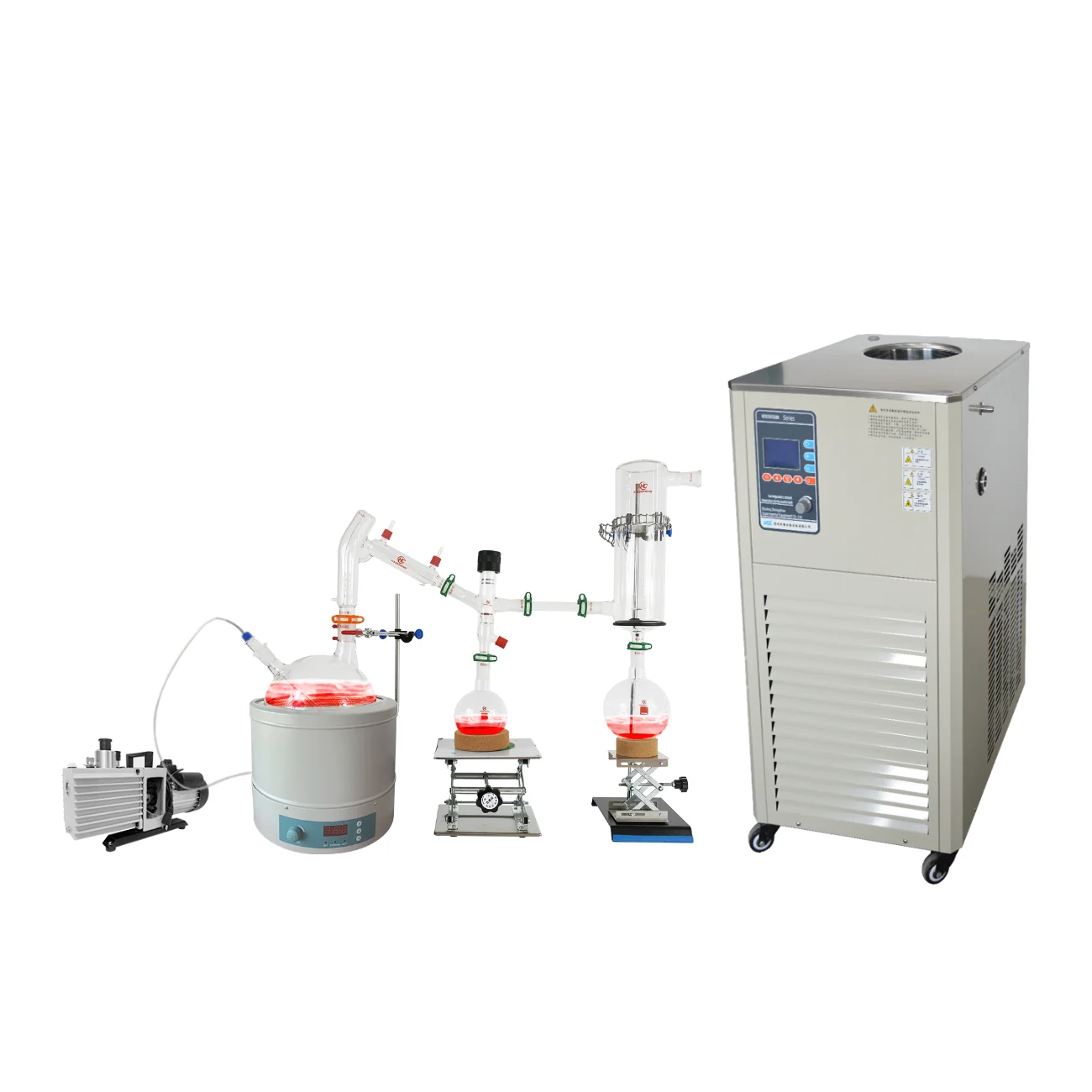 Laboratory Equipment 5L Distiller Glass Short Path Molecular Distillation Unit