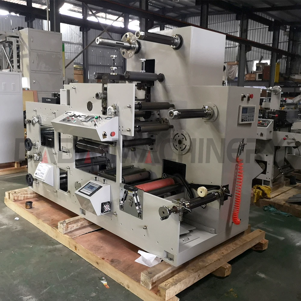 DABA Flexo label vinyl sticker printer printing and die cutting machine