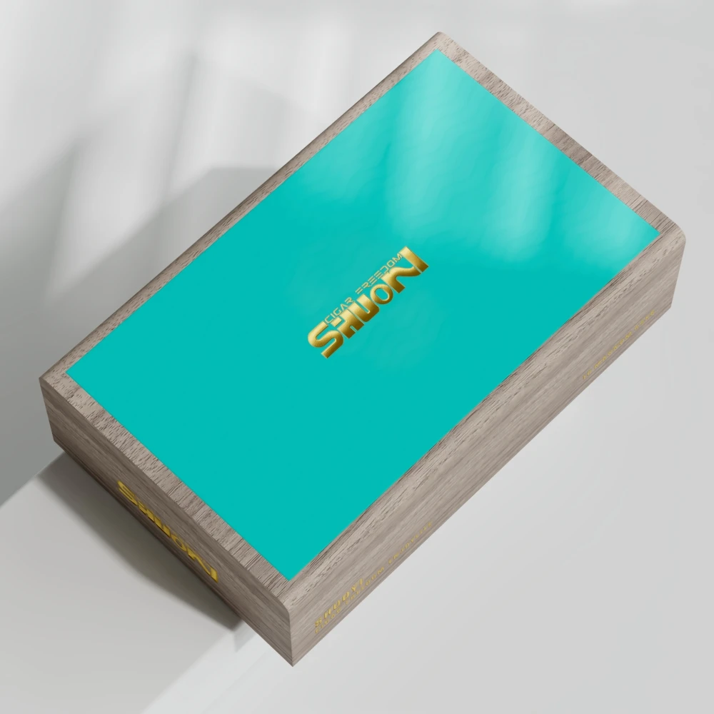 PVC Wooden custom cigar boxes cigar holder Storage Colorful custom cigar bands Box