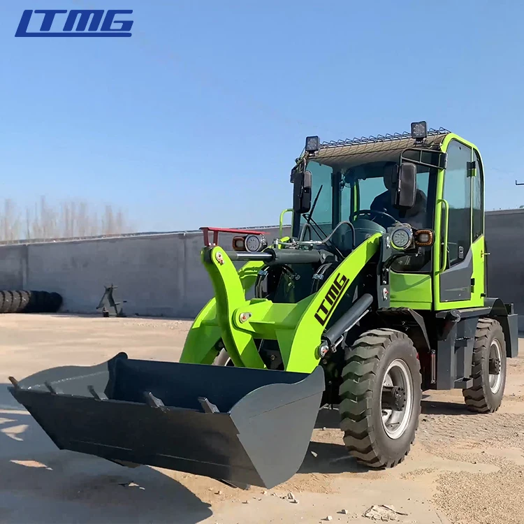 Фронтальный мини-погрузчик LTMG 800 кг 1000 колесный погрузчик с сертификатом ce