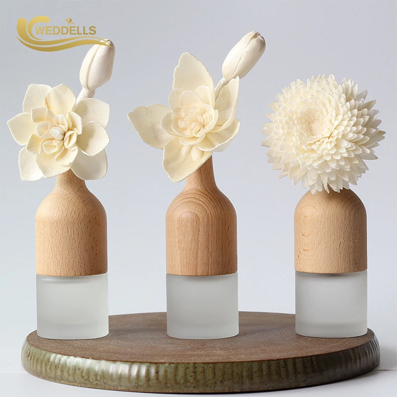 Home Scents Reed Diffuser Reed Diffuser Glass Bottle Rose Gold Scented Candles And Reed Diffusers
