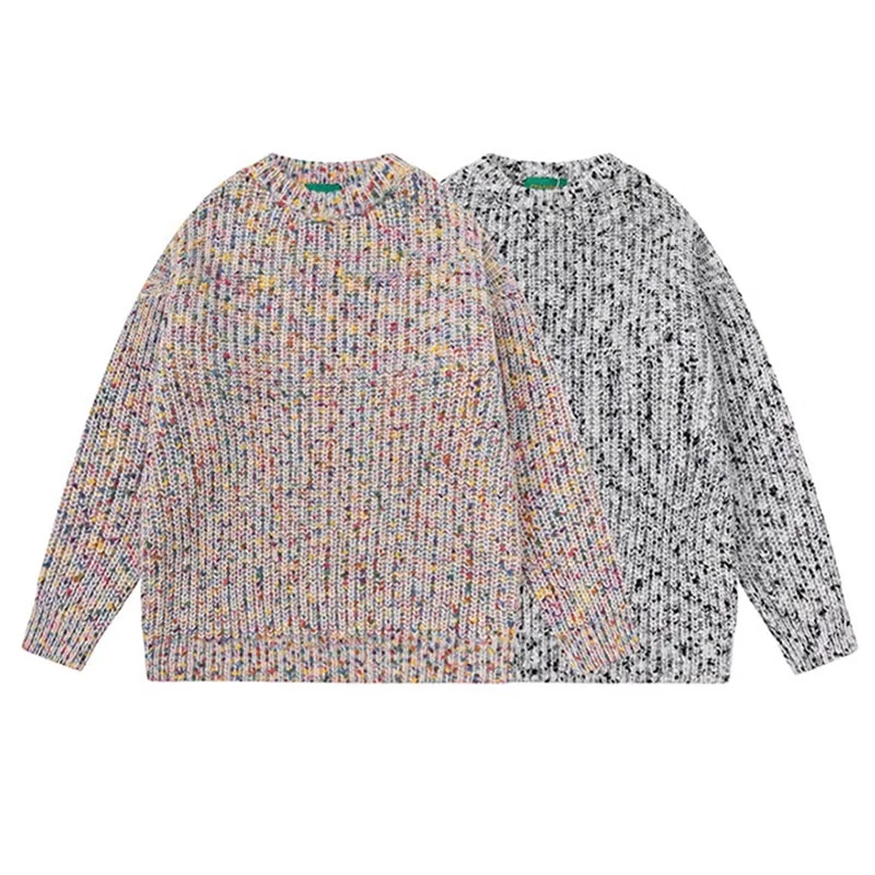 Custom knit sweater women winter crocheted plain blank sweater manufacturers