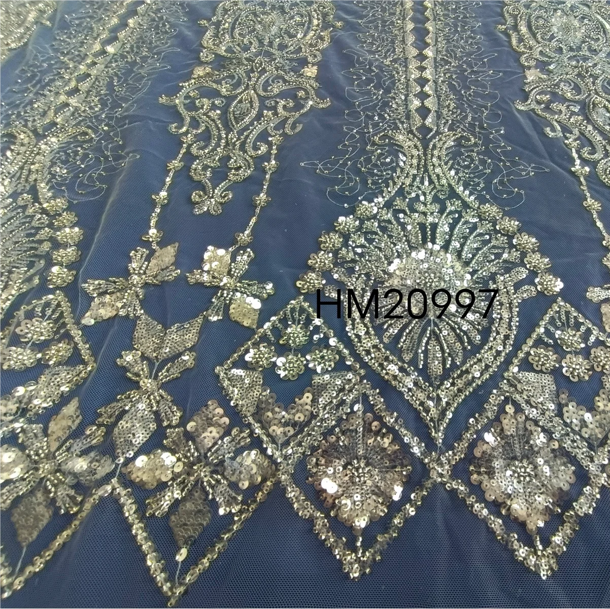 white wedding bridal lace embroidered fabric with beads sequins French tulle lace material lace fabric embroidery