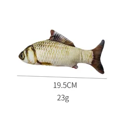 Wholesale USB Electric Stuffed Fresh Floppy Catnip Interactive Plush Cat Fish Toy Flippity Electronic Cat Dog Pet Toy