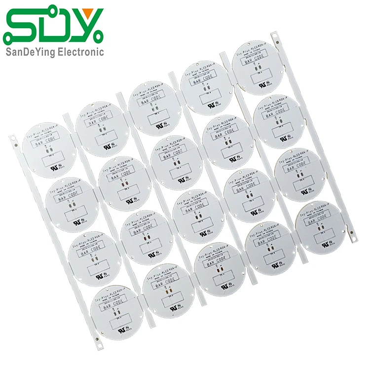 Аварийное освещение печатная плата круглая светодиодная алюминиевая печатная плата