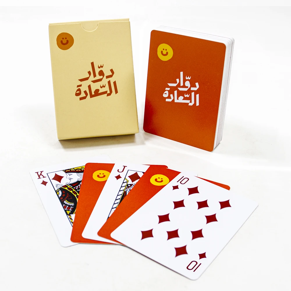 Custom Cheap Cards Playing Both Side Printing 100 Plastic Pvc Saudi Arabia Playing Cards Poker